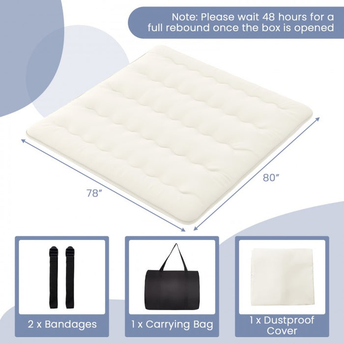 Portable Multifunctional Zabuton Mattress with Dust Cover