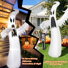 Load image into Gallery viewer, Halloween Inflatable Ghost with Built-in LED Lights and Blower - Suitable for Halloween Decorations
