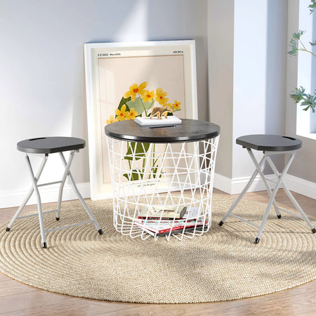 Auction Deal -Portable Outdoor Black Folding Fishing Stool