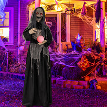 Charger l&#39;image dans la galerie, Halloween Electronic Animated Standing Witch with Built-in Sensor - Suitable for Scary Activities and Halloween Decorations
