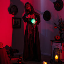 Charger l&#39;image dans la galerie, Halloween Electronic Animated Standing Witch with Built-in Sensor - Suitable for Scary Activities and Halloween Decorations
