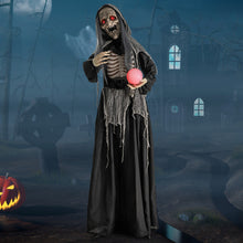Charger l&#39;image dans la galerie, Halloween Electronic Animated Standing Witch with Built-in Sensor - Suitable for Scary Activities and Halloween Decorations
