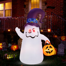 Load image into Gallery viewer, 6-Foot Halloween Inflatable Ghost with Mirror Lights - Suitable for Halloween Events and Decorations
