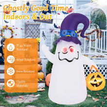 Load image into Gallery viewer, 6-Foot Halloween Inflatable Ghost with Mirror Lights - Suitable for Halloween Events and Decorations
