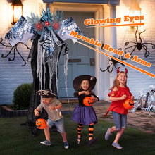 Load image into Gallery viewer, Halloween Electronic Animated Dragon with Wings and Glowing Eyes - Suitable for Halloween Decorations
