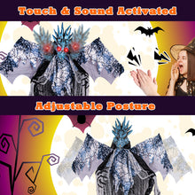 Load image into Gallery viewer, Halloween Electronic Animated Dragon with Wings and Glowing Eyes - Suitable for Halloween Decorations
