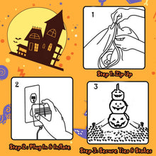 Charger l&#39;image dans la galerie, Halloween Inflatable Pumpkin 3-Piece Set with Built-in LED Lights and Waterproof Fan - Suitable for Halloween Decorations, Haunted Houses, and Parties
