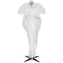 Load image into Gallery viewer, Halloween Sound-Activated Standing Haunting Angel with Glowing Eyes and Moving Wings - Suitable for Haunted Houses and Halloween Decorations
