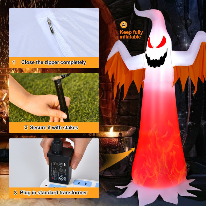 Halloween Inflatable Ghost Decoration - Suitable for Candy Parties, Prank Nights, and Haunted Houses