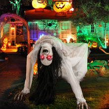 Load image into Gallery viewer, Halloween Electronic Crawling Ghost with LED Red Eyes - Suitable for Haunted House Party Decorations
