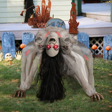 Load image into Gallery viewer, Halloween Electronic Crawling Ghost with LED Red Eyes - Suitable for Haunted House Party Decorations
