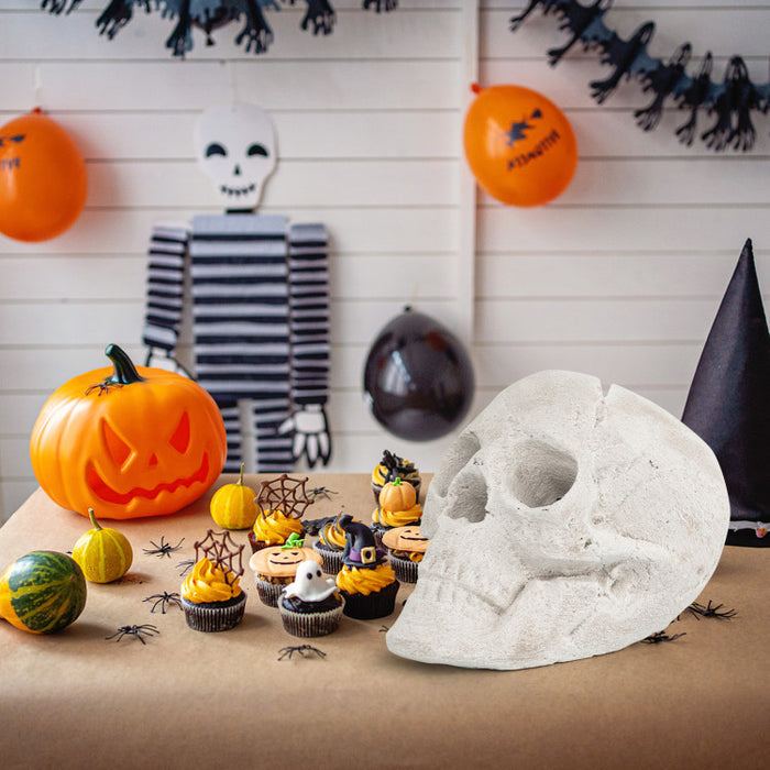 Halloween Fire Pit Skeleton - Reusable for Campfire Parties and Haunted House Decorations