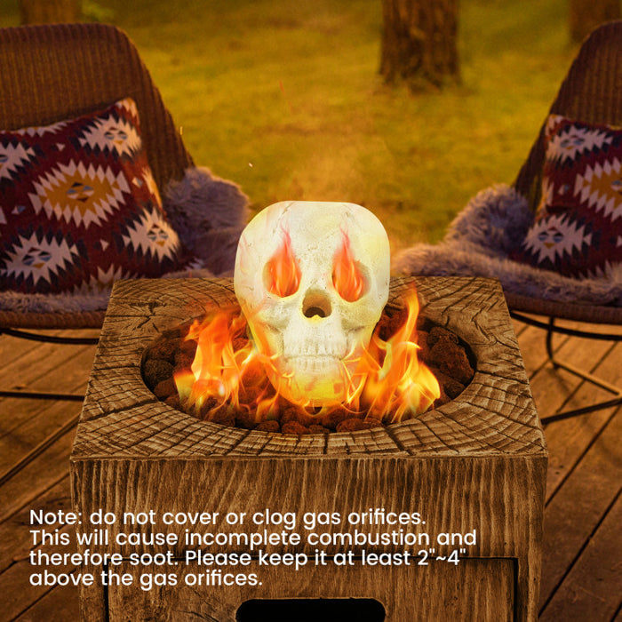 Halloween Fire Pit Skeleton - Reusable for Campfire Parties and Haunted House Decorations