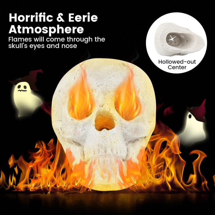 Halloween Fire Pit Skeleton - Reusable for Campfire Parties and Haunted House Decorations