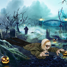 Load image into Gallery viewer, Halloween Bursting Out Zombie with Built-in Sound Activation - Suitable for Halloween Party Decorations and Haunted Houses
