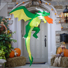 Load image into Gallery viewer, Halloween Inflatable Hanging Dragon with Ropes - Suitable for Halloween Decorations
