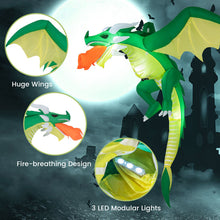 Load image into Gallery viewer, Halloween Inflatable Hanging Dragon with Ropes - Suitable for Halloween Decorations
