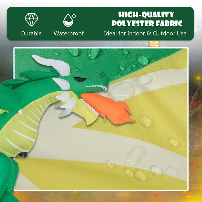 Halloween Inflatable Hanging Dragon with Ropes - Suitable for Halloween Decorations