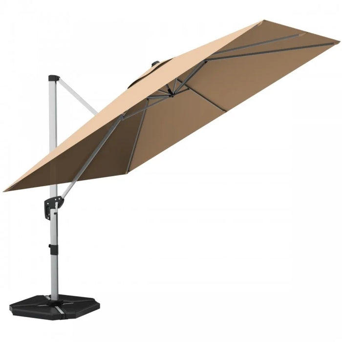10 Ft Outdoor Patio Umbrella Canopy, 360° Rotation, Weather-Resistant