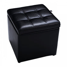 Load image into Gallery viewer, Modern Leather Padded Storage Seat Shoe Bench
