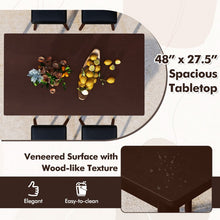 Load image into Gallery viewer, Mid-Century Vintage Dining Room Table Sets - 5-Piece Set with Built-in Rectangular Table and 4 Upholstered Stools - Suitable for Kitchen and Restaurant
