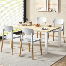Charger l&#39;image dans la galerie, Modern Minimalist High-End Dining Chairs Set of 4 with Backrest for Restaurant

