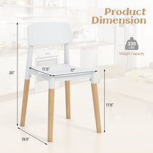 Charger l&#39;image dans la galerie, Modern Minimalist High-End Dining Chairs Set of 4 with Backrest for Restaurant
