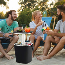 Load image into Gallery viewer, 3-in-1 Portable Camping Cooler Bar Table with Adjustable Height
