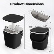 Load image into Gallery viewer, 3-in-1 Portable Camping Cooler Bar Table with Adjustable Height
