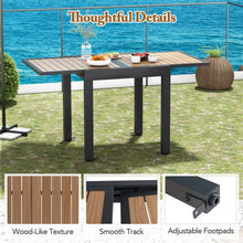 Charger l&#39;image dans la galerie, Outdoor Expandable Dining Table - Seats Up to 6 People, Suitable for Patio and Backyard
