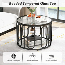 Load image into Gallery viewer, Costway Modern Round Dining Table and Coffee Table - Suitable for Living Room and Cafe
