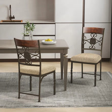 Load image into Gallery viewer, 2-Piece Set of Retro Armless Dining Chairs for Restaurants and Kitchens
