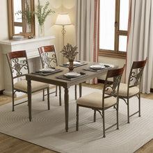 Load image into Gallery viewer, 2-Piece Set of Retro Armless Dining Chairs for Restaurants and Kitchens
