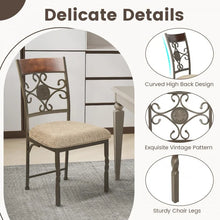 Load image into Gallery viewer, 2-Piece Set of Retro Armless Dining Chairs for Restaurants and Kitchens
