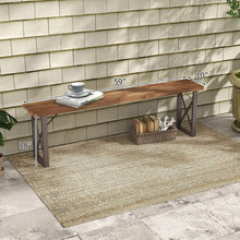 Charger l&#39;image dans la galerie, Outdoor Patio Picnic Rectangular Bench Table Chair Furniture Set
