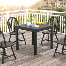 Charger l&#39;image dans la galerie, Outdoor Gray Extendable Dining Table - Seats Up to 6 People, Suitable for Patio and Backyard

