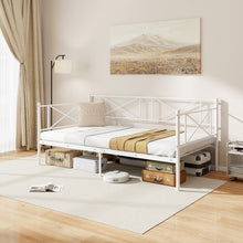 Charger l&#39;image dans la galerie, Costway Furniture:Modern Minimalist Metal Sofa Bed for Two
