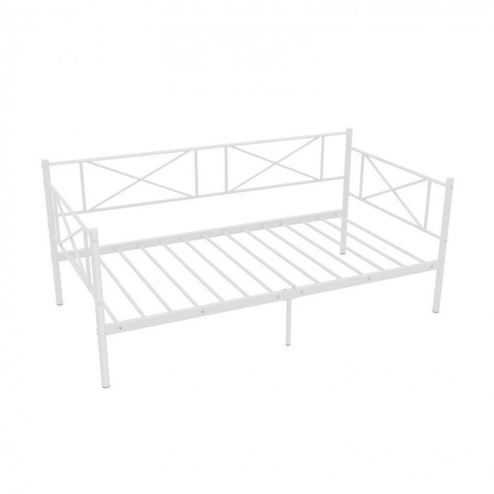 Costway Furniture:Modern Minimalist Metal Sofa Bed for Two