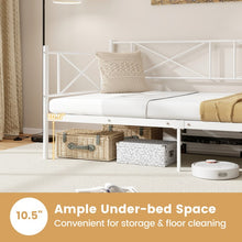 Charger l&#39;image dans la galerie, Costway Furniture:Modern Minimalist Metal Sofa Bed for Two
