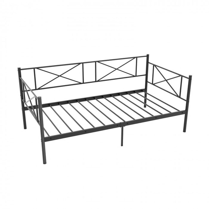 Costway Furniture:Modern Minimalist Metal Sofa Bed for Two