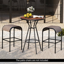 Load image into Gallery viewer, Costway Round Dining Table Mid Century Modern Style - Suitable for Patio, Bar, Backyard, and Garden
