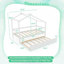 Charger l&#39;image dans la galerie, Sofa Bed with Pull-Out Trundle and Loft-Style Frame

