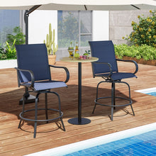 Load image into Gallery viewer, Costway Patio Set with Swivel Chairs - Suitable for Garden and Backyard
