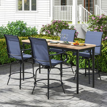 Load image into Gallery viewer, Costway Patio Set with Swivel Chairs - Suitable for Garden and Backyard
