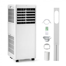 Load image into Gallery viewer, 8000 BTU White 4-in-1 Multifunctional Portable Air Conditioner with 24-Hour Timer
