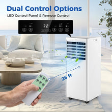 Load image into Gallery viewer, 8000 BTU White 4-in-1 Multifunctional Portable Air Conditioner with 24-Hour Timer
