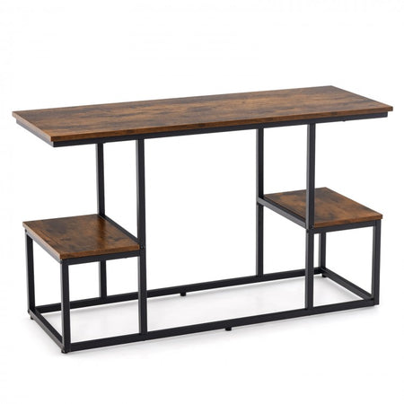 50-Inch Industrial-Style Metal TV Stand & Media Console