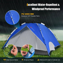 Load image into Gallery viewer, Multipurpose Portable Pop-Up Camping Tent
