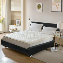 Charger l&#39;image dans la galerie, Costway Modern Full Size Bed Dimensions with Faux Leather Headboard - Suitable for Bedroom, Hotel, and Apartment
