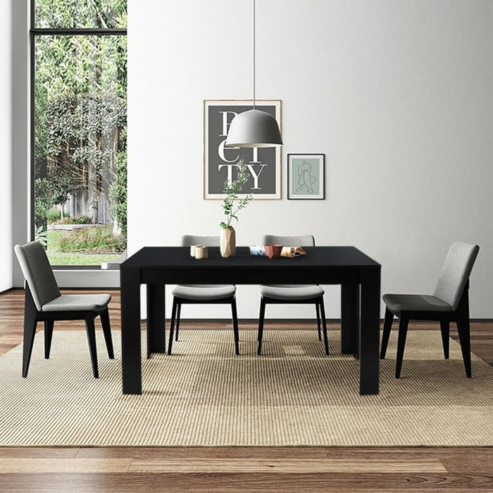 Modern Solid Wood Dining Room Table - Rectangular Design, Suitable for Kitchen and Restaurant